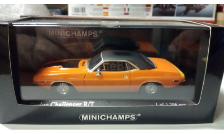 Dodge Challenger R/T 1970 1:43, масштабная модель, Minichamps, scale43