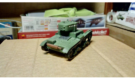 1:72 Советский легкий танк Т-26, масштабные модели бронетехники, UM, 1/72