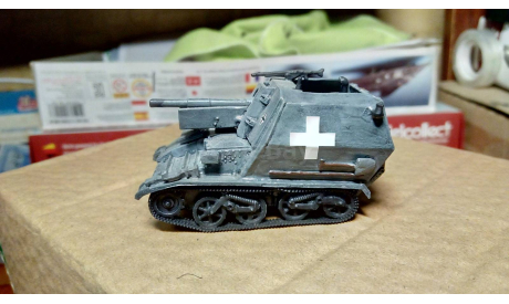 1:72 Немецкая САУ 10,5cm leFH-16 Sfl. Auf Geschuetzpanzer Mark.VI(e), масштабные модели бронетехники, ACE, 1/72