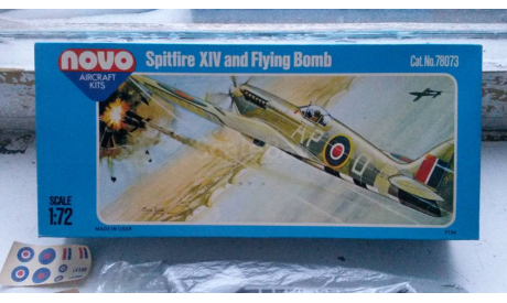 Supermarine “Spitfire” Mk.XIV and V-1 1:72 Novo, сборные модели авиации, scale72