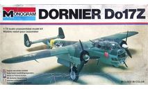Dornier Do17Z, сборные модели авиации, Monogram, 1:72, 1/72
