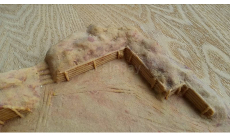 Основа для диорамы ’Стоянка истребителя’, элементы для диорам