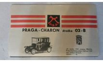 Praga - Charon 1907 (drožka - такси), сборная модель автомобиля, IGRA, scale35