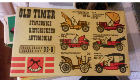 Praga - Charon 1907 (drožka - такси), сборная модель автомобиля, IGRA, scale35