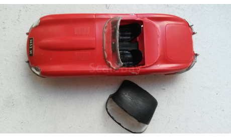 JAGUAR E type, сборная модель автомобиля, scale0