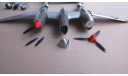 P-38 Lightning, сборные модели авиации, scale32