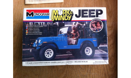 Mork & Mindy Jeep CJ-7, сборная модель автомобиля, Monogram, 1:24, 1/24