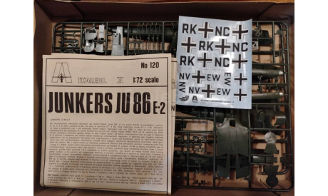 Junkers Ju-86 e-2, сборные модели авиации, Italeri, scale72