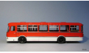 Модель ЛиАЗ-677М цвет красный/белый, масштабная модель, 1:43, 1/43, Советский Автобус