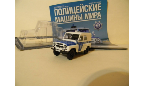 Полицейские машины мира №74 УАЗ-469 полиция Эстонии, журнальная серия Полицейские машины мира (DeAgostini), scale43
