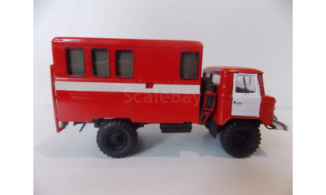 Агат ГАЗ - 66 пожарный кунг 2 конверсия, масштабная модель, 1:43, 1/43, Агат/Моссар/Тантал