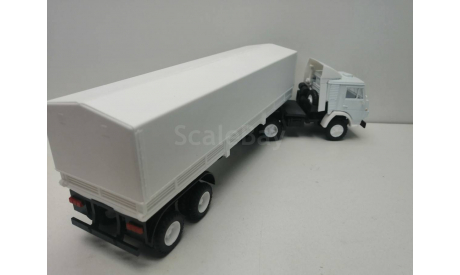 Элекон Камаз 5410 тент белый, масштабная модель, 1:43, 1/43