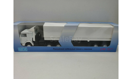Элекон Камаз 5410 тент белый, масштабная модель, 1:43, 1/43