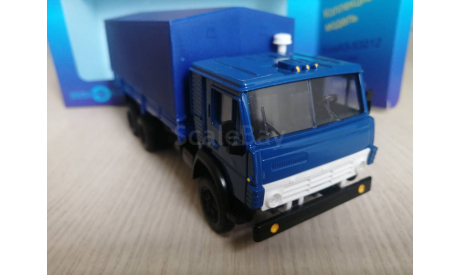 Элекон Камаз 53212 тент синий, масштабная модель, scale43