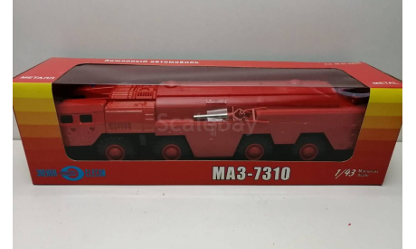 МАЗ 7310 ’Ураган’ пожарный, масштабная модель, 1:43, 1/43