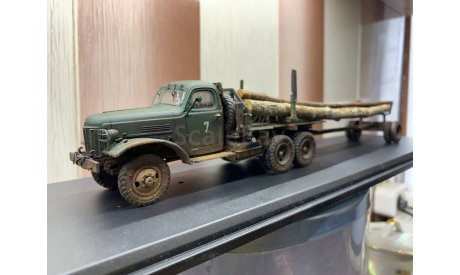 зис 151 лесовоз, масштабная модель, AVD Models, 1:43, 1/43