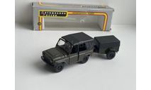 Модель 1:43 СССР УАЗ 469 с прицепом Тантал, масштабная модель, scale0
