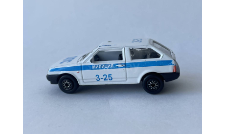 модель 1:60 ВАЗ 2108 ДПС Китай, масштабная модель, scale0