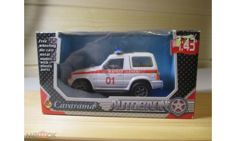 MITSUBISHI PAJERO CARARAMA ПОЖАРНАЯ ОХРАНА, масштабная модель, scale43