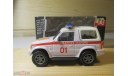 MITSUBISHI PAJERO CARARAMA ПОЖАРНАЯ ОХРАНА, масштабная модель, scale43