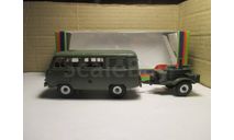 УАЗ  3962 с прицепом ПОЛЕВАЯ КУХНЯ  ОРИГИНАЛЬНАЯ КОРОБКА, масштабная модель, scale0