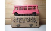 АВТОБУС  МАШИНКА ИГРУШКА СССР  ОРИГИНАЛЬНАЯ КОРОБКА  розовый  г. СТАВРОПОЛЬ, масштабная модель, scale0