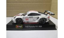 PORSCHE 911  RSR  BBURAGO, масштабная модель, scale0