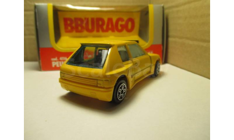 PEUGEOT 205 TURBO Bburago made in ITALY, масштабная модель, scale0