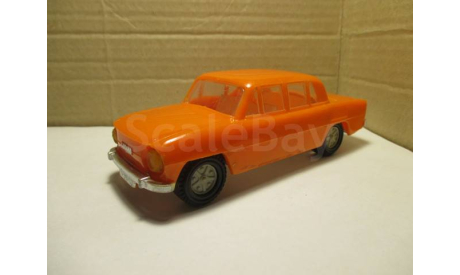 SKODA 100 L  PLASTICART  ГДР  МОДЕЛЬ ВРЕМЁН СССР, масштабная модель, scale0, Škoda