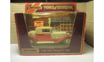 BUGATTI  TYPE 44  1928   Y24  MATCHBOX   РЕДКАЯ КОМПЛЕКТАЦИЯ С ДИОРАМОЙ, масштабная модель, scale0