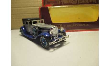 DUESENBERG   MODEL J 1930  Y4  MATCHBOX, масштабная модель, scale0