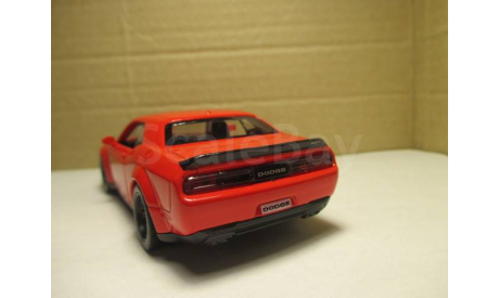 DODGE Challenger SRT Demon  2018  RMZ, масштабная модель, scale0