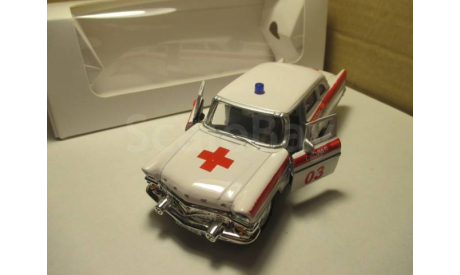 ГАЗ 13 ЧАЙКА  СКОРАЯ ПОМОЩЬ, масштабная модель, scale0