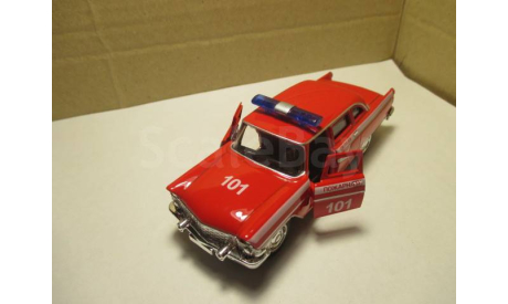 ГАЗ 13 ЧАЙКА  ПОЖАРНАЯ ОХРАНА, масштабная модель, scale0