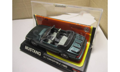 FORD MUSTANG  GT CONVERTIBLE 1989  NEW RAY, масштабная модель, scale0
