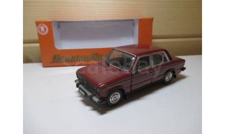 ВАЗ 2106 BAUER ЦВЕТ ВИШНЯ, масштабная модель, scale0