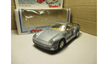PORSCHE  959  TURBO ОРИГИНАЛЬНАЯ КОРОБКА, масштабная модель, scale0