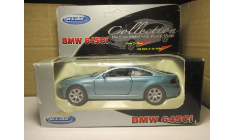 BMW 645  Ci  WELLY, масштабная модель, scale0
