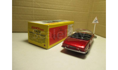 PEUGEOT  504 CABRIOLET  DINKY TOYS  ATLAS, масштабная модель, scale0