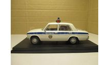 ВАЗ 2101 ГАИ МИЛИЦИЯ в акриловом боксе, масштабная модель, scale0