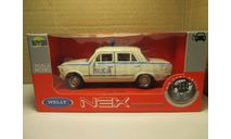 FIAT 125P  MILICJA  МИЛИЦИЯ   WELLY  1/34  ОРИГИНАЛЬНАЯ КОРОБКА  РЕДКАЯ МОДЕЛЬ, масштабная модель, scale0