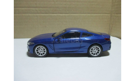 BMW M 850 I coupe  синий металлик, масштабная модель, scale43