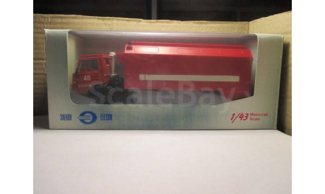 КАМАЗ 4310  ПОЖАРНЫЙ  ОРИГИНАЛЬНАЯ КОРОБКА  ЭЛЕКОН, масштабная модель, scale0