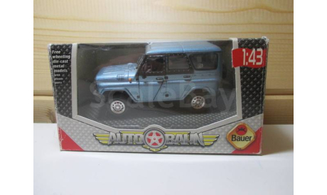 УАЗ ХАНТЕР UAZ HUNTER BAUER голубой металлик, масштабная модель, scale0