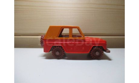 УАЗ 469  СССР  1990  г. РОССОШЬ  красный, масштабная модель, scale0