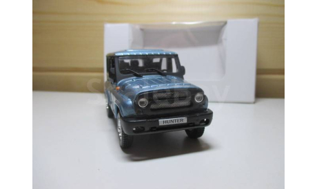 УАЗ ХАНТЕР UAZ HUNTER BAUER  голубой металлик, масштабная модель, scale0