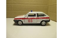 ВАЗ 2108  СКОРАЯ ПОМОЩЬ 03, масштабная модель, scale0