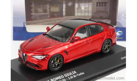 Alfa Romeo Giulia 2016 Красная Solido 1/43, масштабная модель, scale43