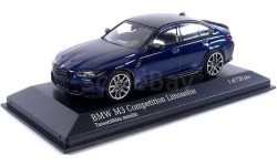 BMW M3 Competition 2020 Синий Minichamps 1/43