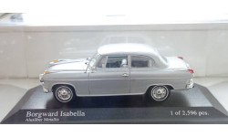 Borgward Isabella 1959 серебристый 1/43 Minichamps